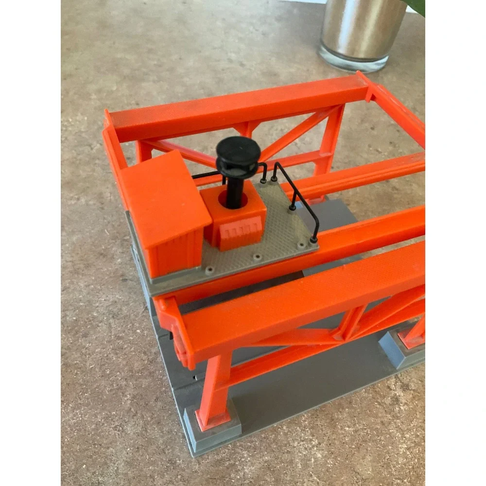 Vintage Tyco HO Scale Train Container Loader Unloader Gantry Crane Accessory